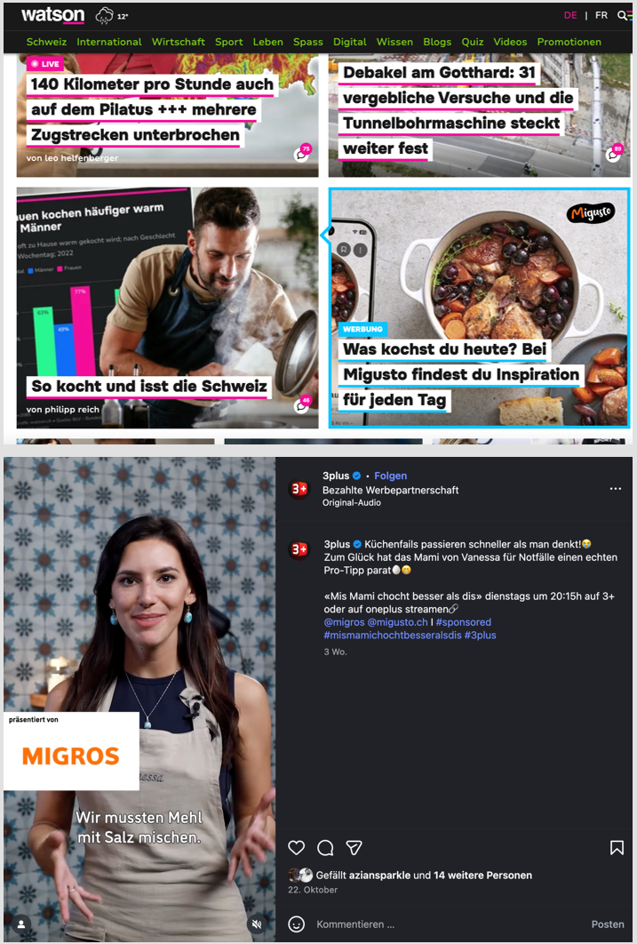 Migros Kampagnenbild